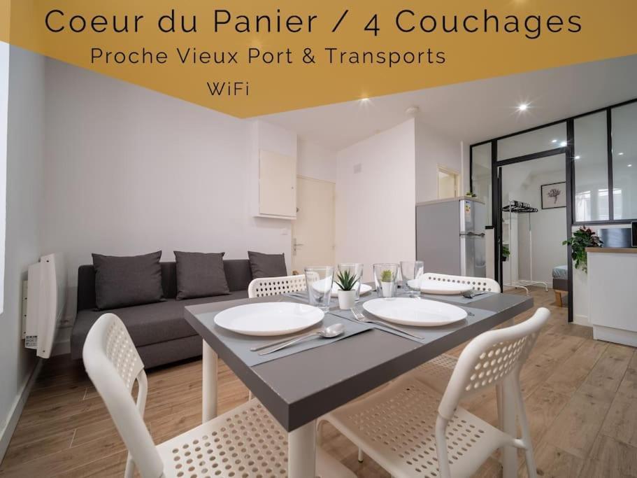 Appartement Tout Equipe Au Coeur Du Panier Vieux Port Marseille Exterior photo
